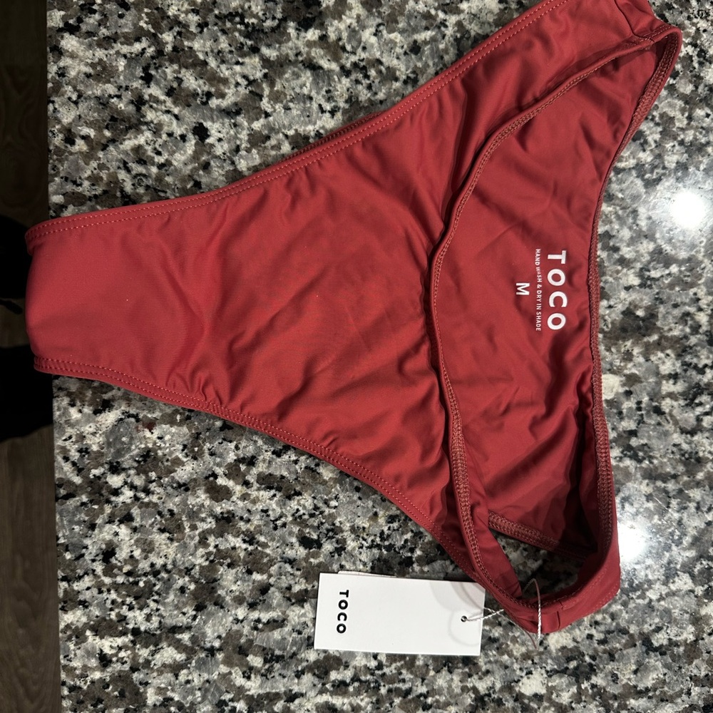 Women's Red Bikini Bottom